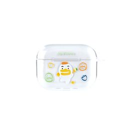 [S2B] Kakao Friends April Shower Painting AirPods Pro Transparent Slim Case - AirPods Galaxy Buds Pro Live Bluetooth Earphone Case - Made in Korea